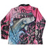 Children's Pink Barra Long Sleeve Fishing Shirt