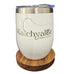 Laser Engraved White Stemless Wine Cups